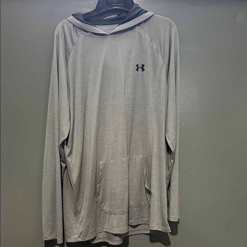 Under Armour Gray Sweatshirt Hoodie Performance Fit